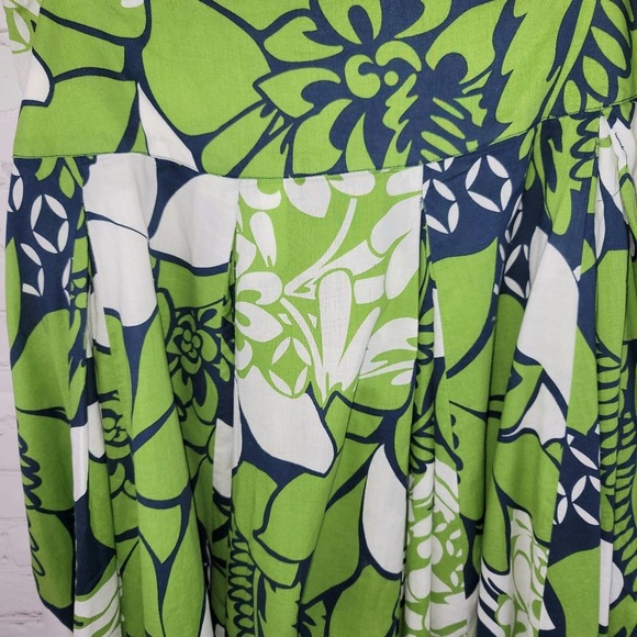 New York & Company ALine Multicolored Floral Skirt w/Side Zipper Size 6 - Picture 5 of 10